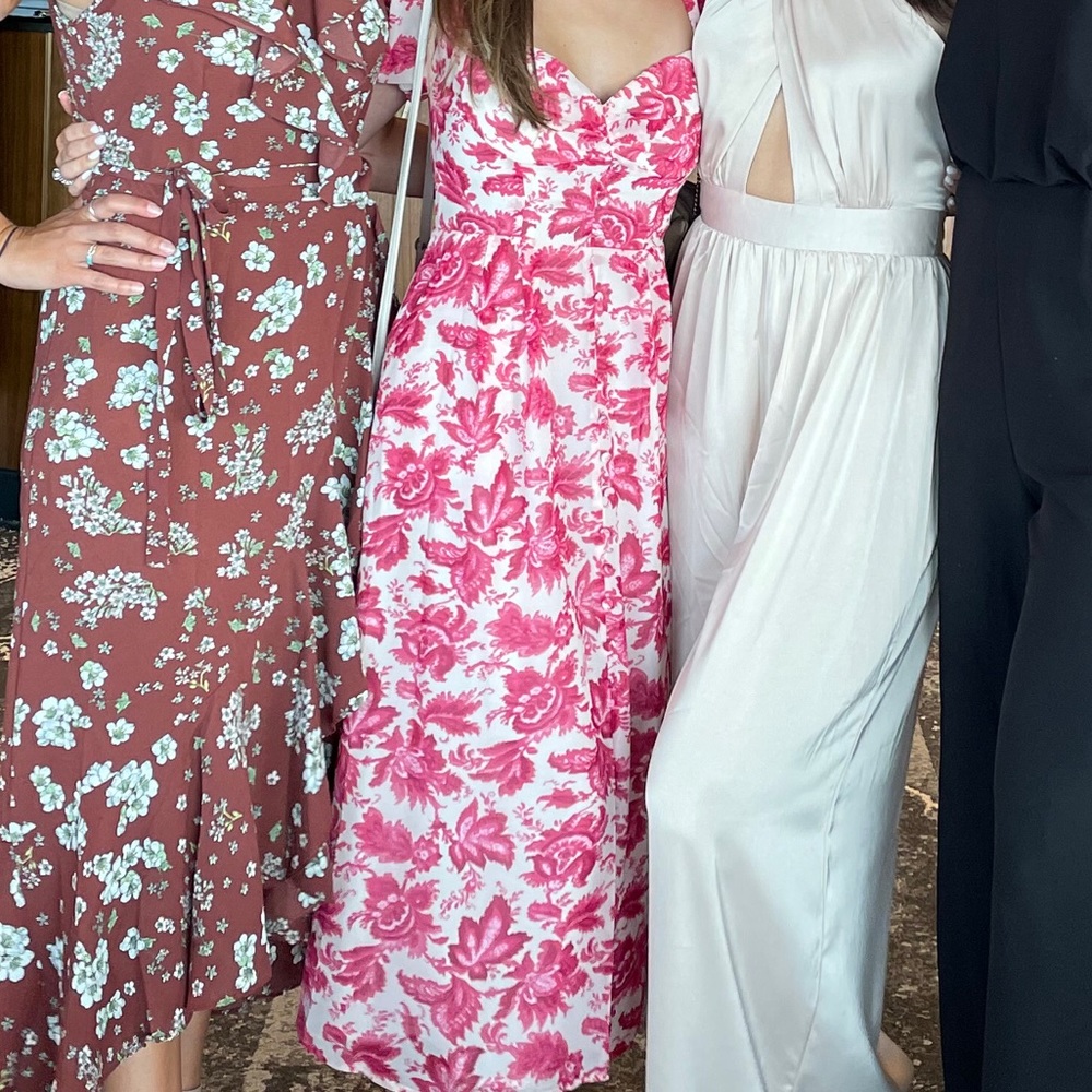 Pink and white floral dress! - Picture 3 of 10